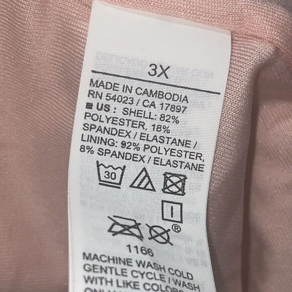 Old‎ Navy Swim Bottoms Womens 3X Pink High-Waisted Bikini Stretch Flamingo Beach - Picture 11 of 11